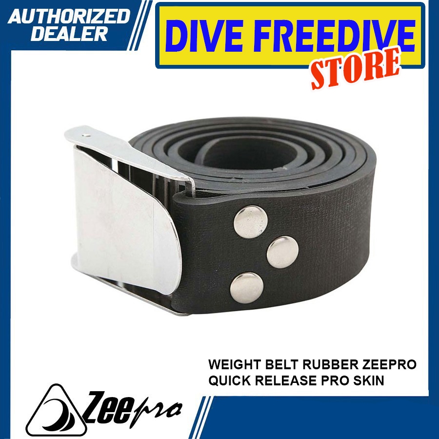 Weight Belt Zeepro Rubber Pro Skin Quick Release Lead Belt Freedive