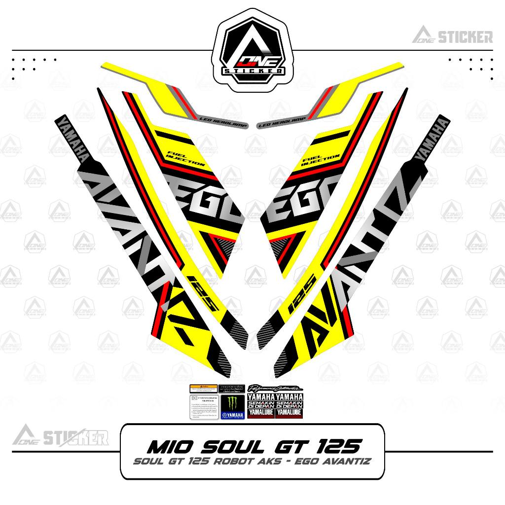 Striping Mio Soul GT 125 Motif X34/Robot/Ego/Avantiz/Solariz/2012-2017 ...