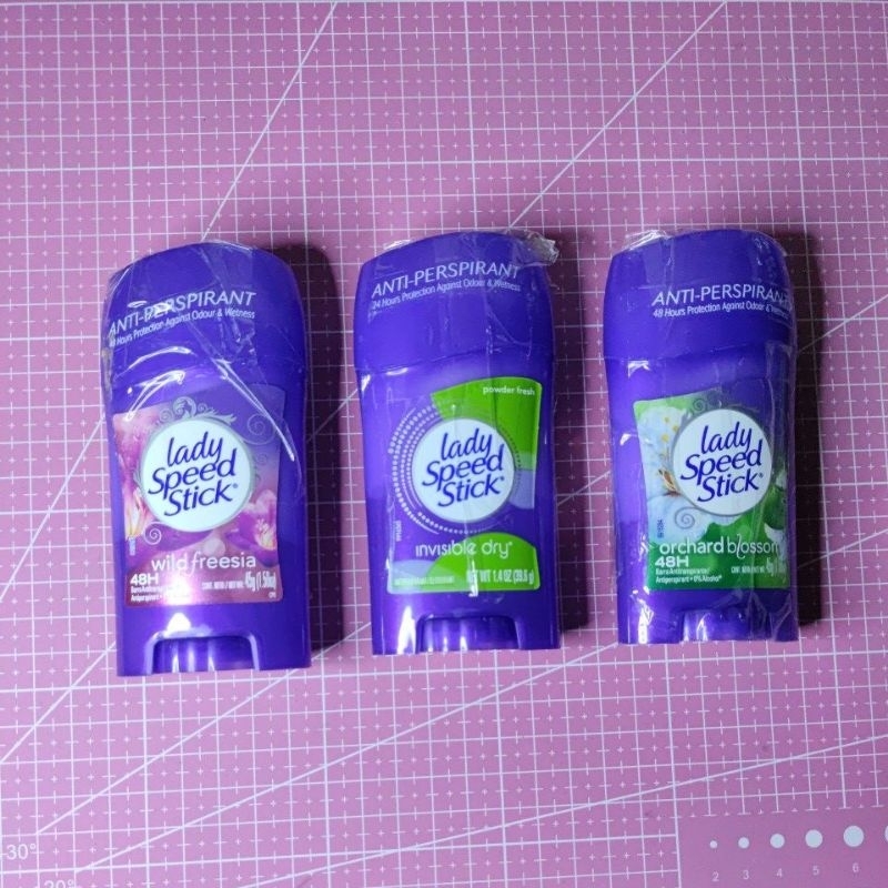 Lady speed stick deodorant anti-perspirant - wild freesia fresh powder ...
