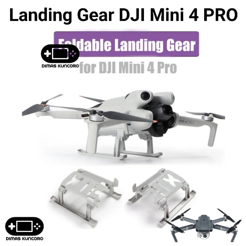 Landing Gear DJI Mini 4 PRO extended leg foldable drone leg | Shopee ...