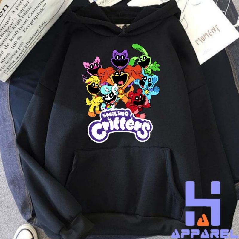 Children's HOODIE Jacket SMILING CRITTERS POPPY PLAYTIME | Shopee ...