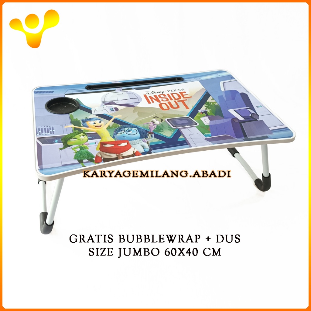 Children's Study Table Folding laptop Table inside out motif Large Size ...