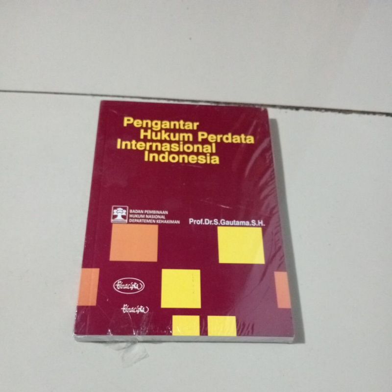 Introduction to Indonesian International Civil Law prof. Dr. s Gautama ...