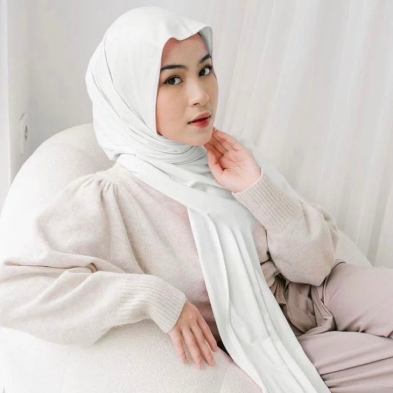 Pashmina Jersey Plain | Pashmina Oman Jersey | Shopee Philippines