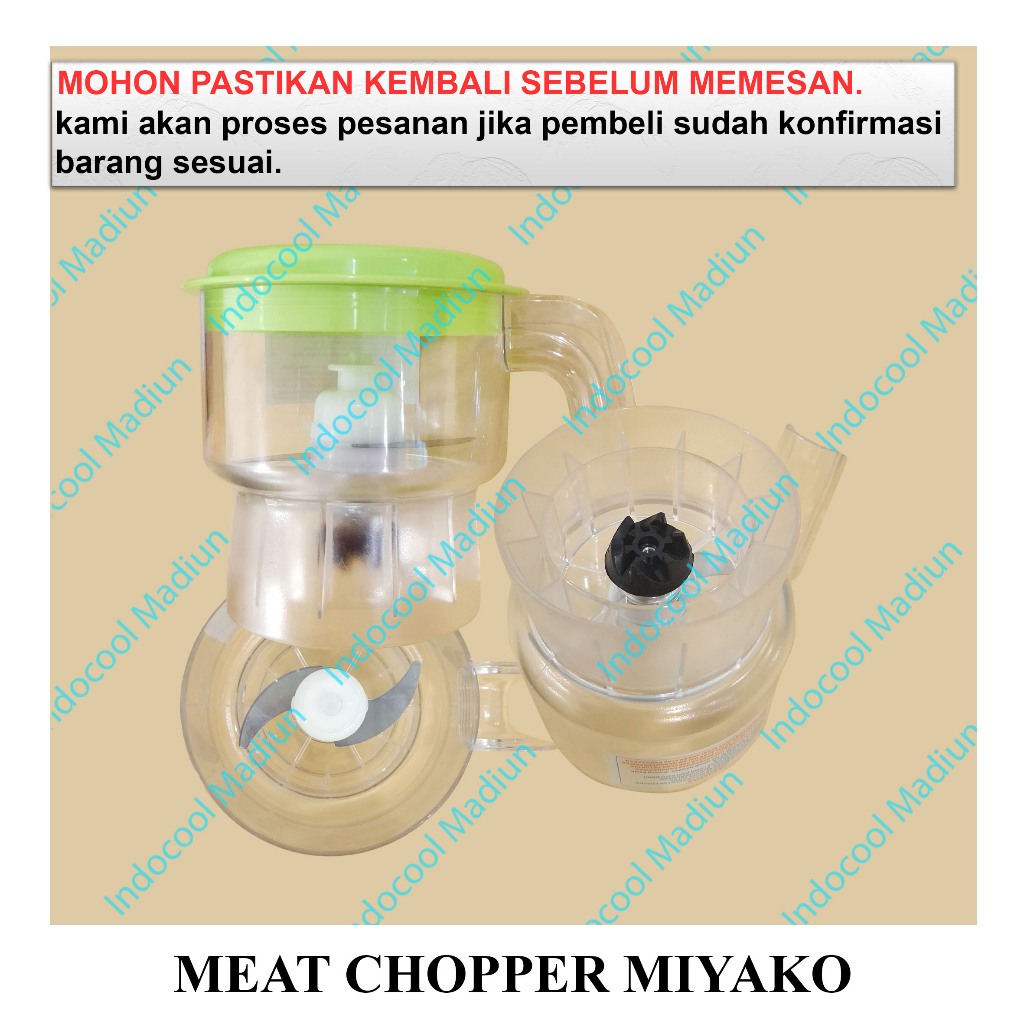 Miyako MEAT COPPER/MIYAKO MEAT BLENDER GLASS/MIYAKO MEAT CHOPPER
