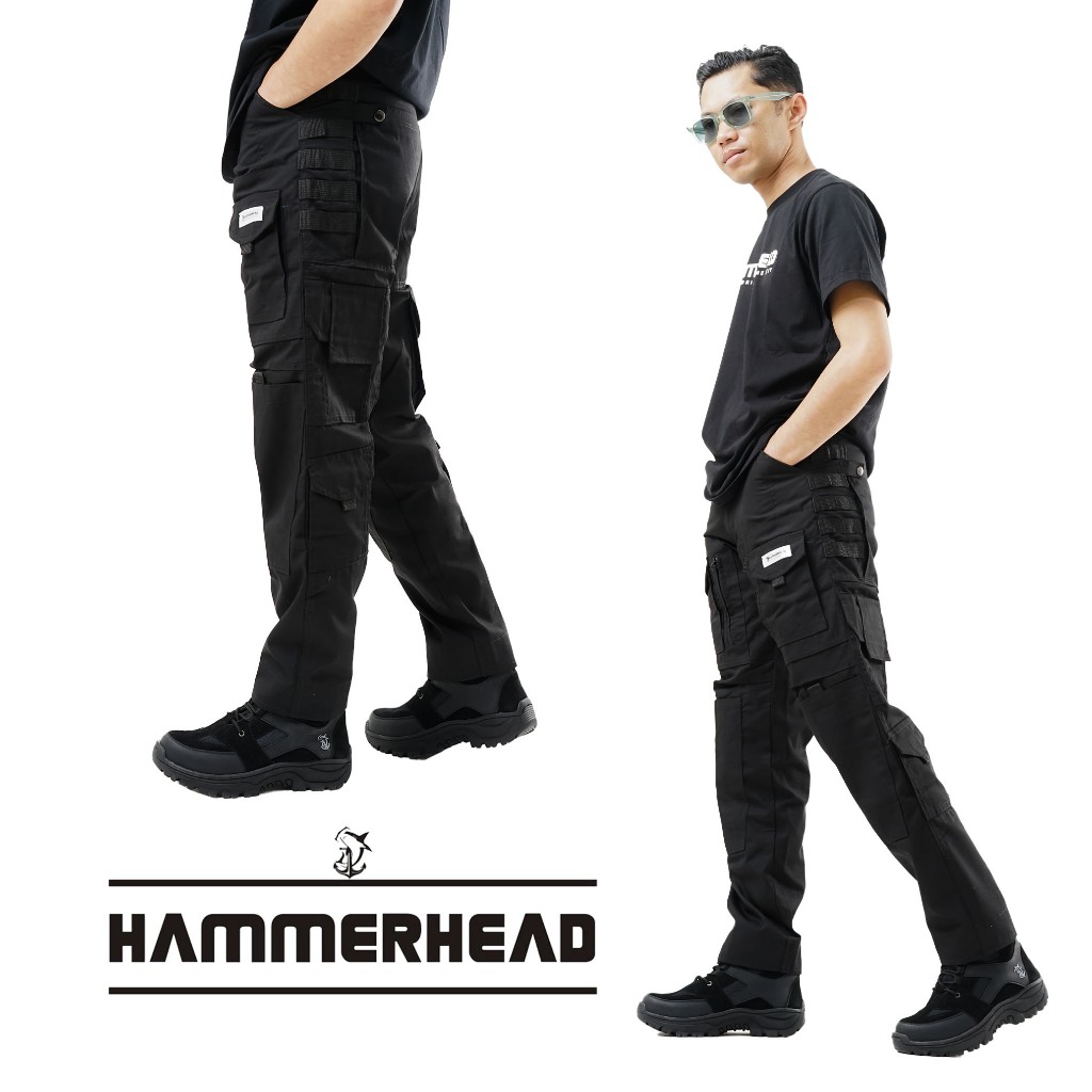 Hammerhead OUTDOOR TACTICAL Pants Vantelica BLACK Shopee Philippines