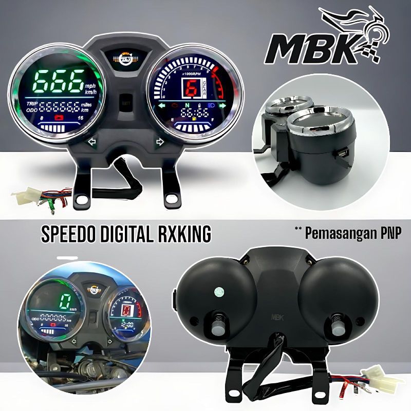 Speedometer RX KING DIGITAL SPEEDOMETER RXKING | Shopee Philippines