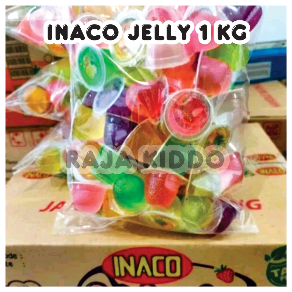 Inaco Jelly 1kg Mix Flavor | Assorted Flavors Jelly With Nata De Coco ...