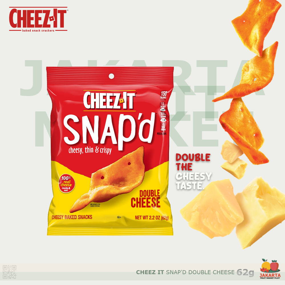 Cheez-it SNAP'D DOUBLE CHEESE snack snack import cheez it snapd ...