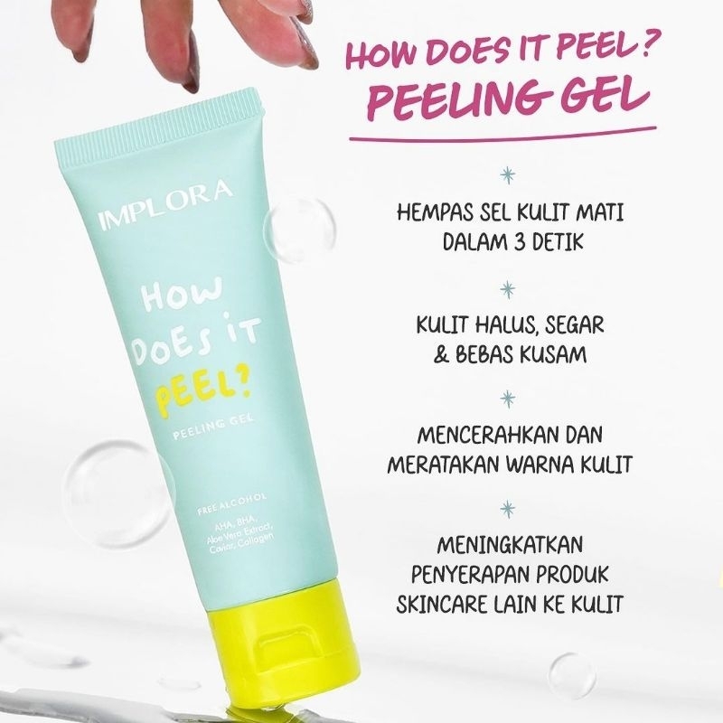 Peeling Gel Implora How Does It Peel 50gr Face And Body Exfoliation