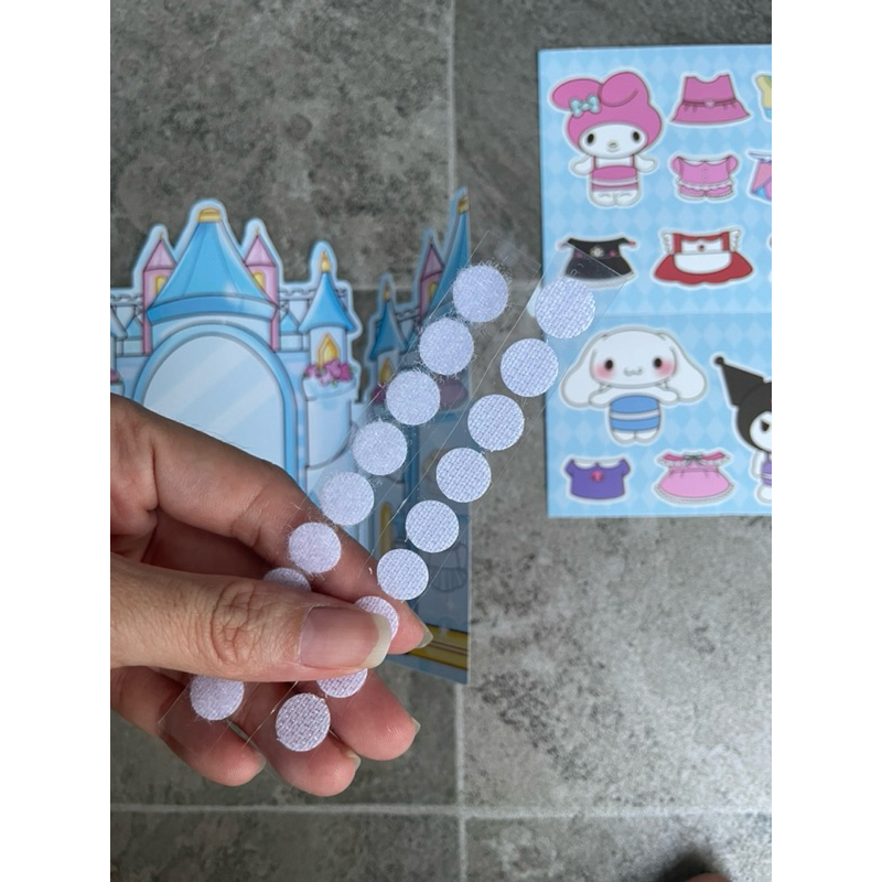 (VLC) DIY Book Sanrio Kuromi Sticker Book wardrobe Activity Sticker ...