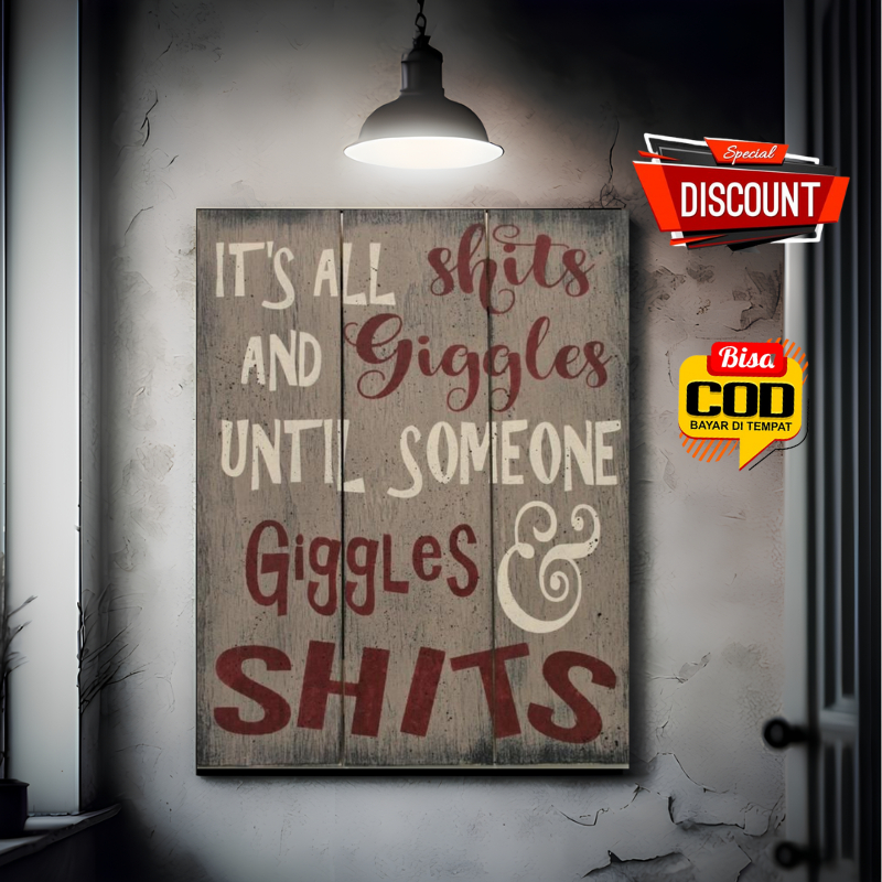 HIASAN DINDING Poster Motivational Words Wall Hanging Mdf Board MTV27