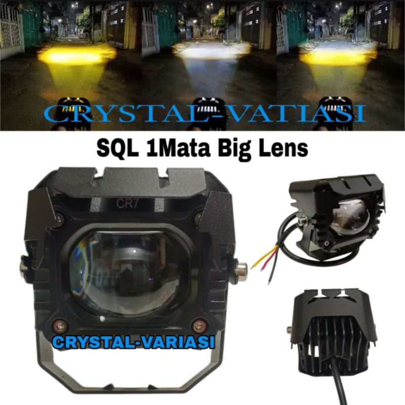 SQL 1-Eye Spotlight High Low White Yellow/ Spotlight Fog Lamp for ...