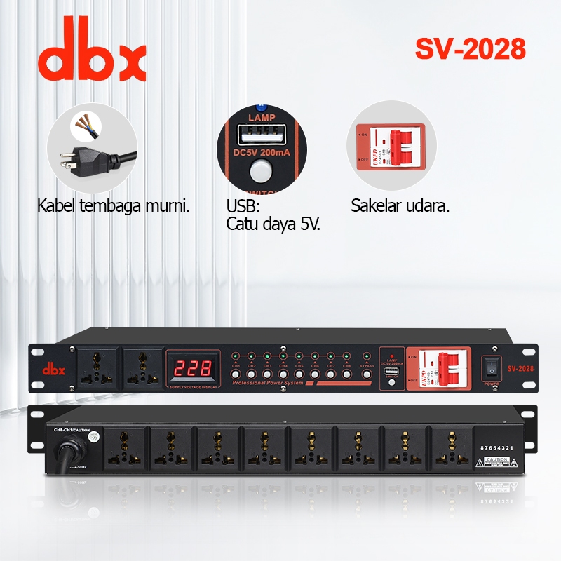 Power dbx SV2028,power sequencer,power distributor,power squenser dbx
