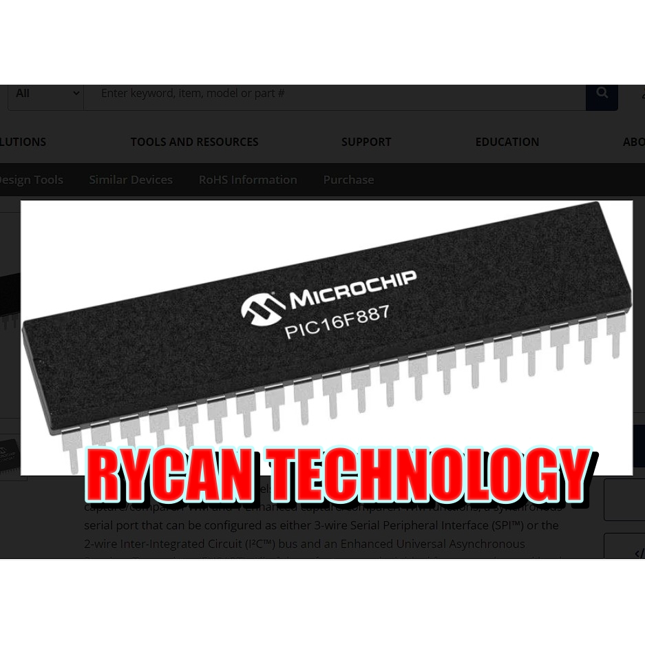Pic 16F887 887 PIC16F887 Microchip Microcontroller | Shopee Philippines