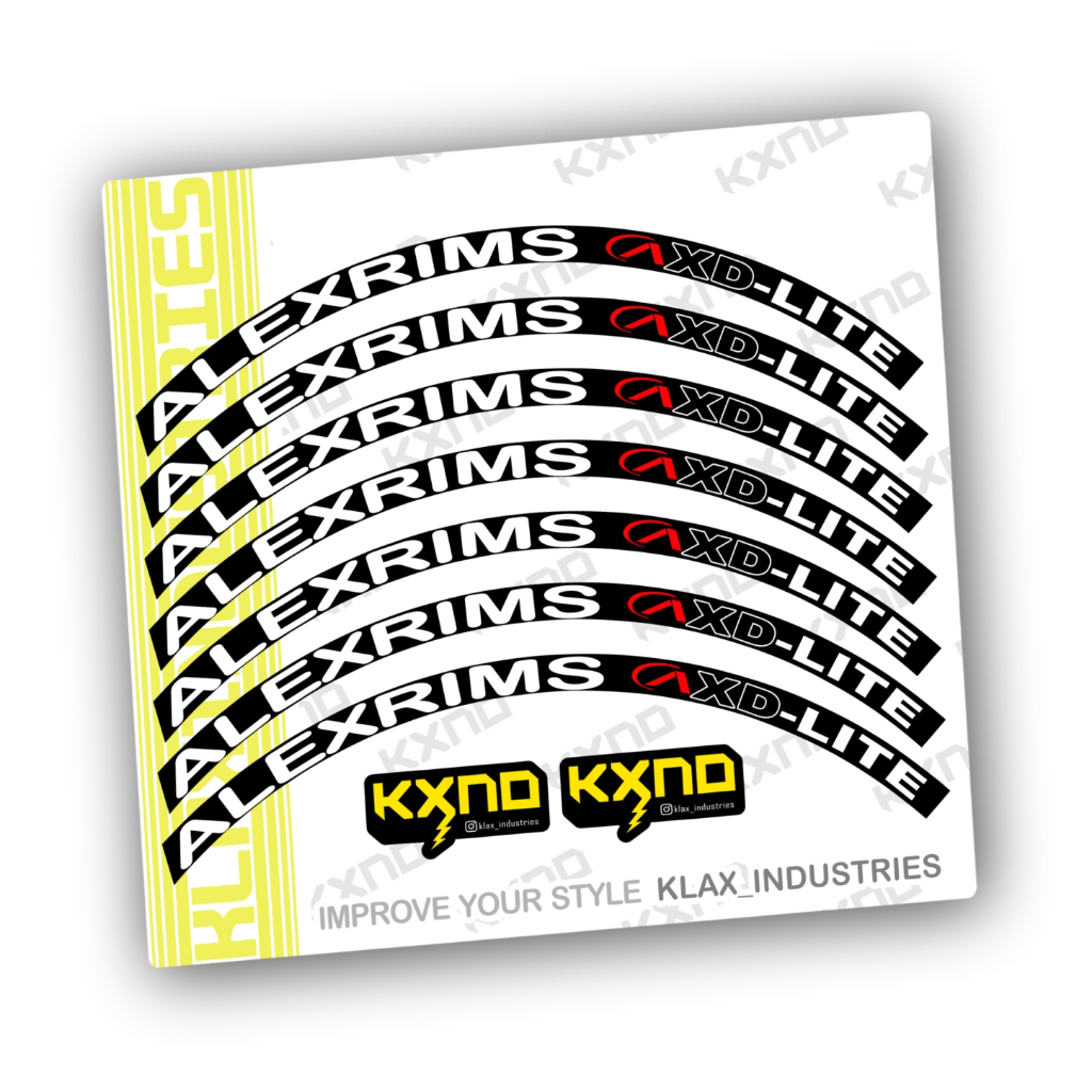 Decal Rims ALEXRIMS 16,20,22 INCH Folding bike klaten decal bike ...