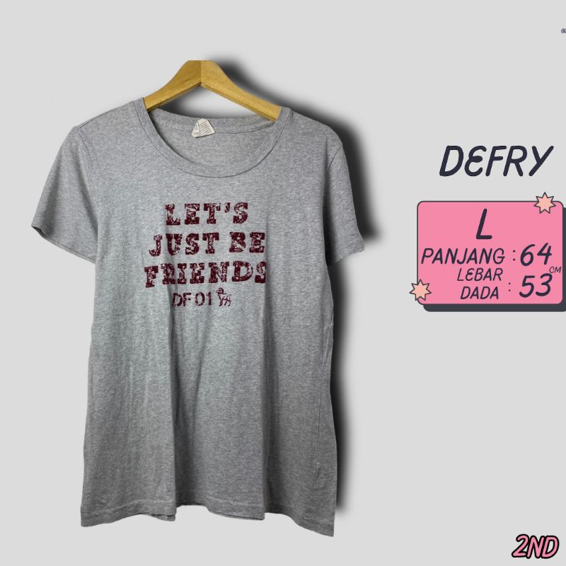 Defry Women's T-shirt Size L | Shopee Philippines