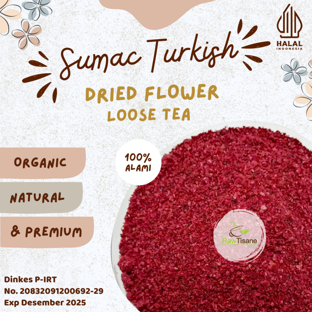 MERAH RAW TISANE Sumac Tea / Turkish Sumac Tea / Red Sumac Tea ...