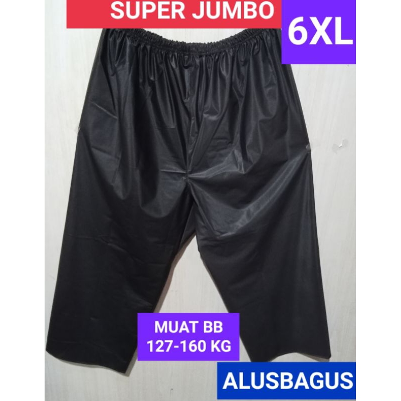 Jumbo RAINCOAT TROUSERS SUPER BIG SIZE, 6XL MEN WOMEN PVC RUBBER FITS ...