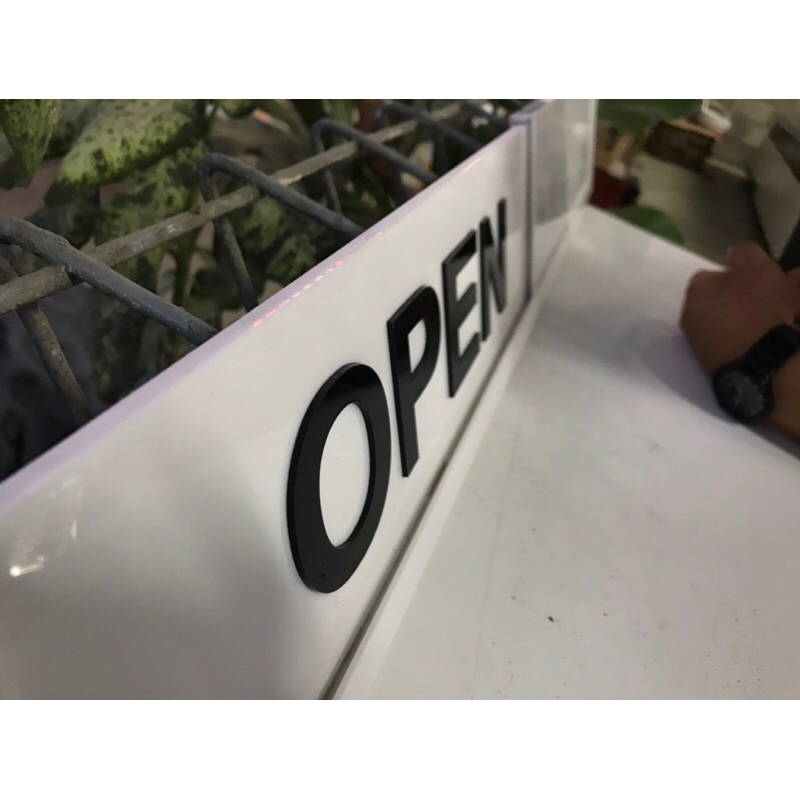 Open Close Shop From pvc Material: Elegant Shop Open Close Sign Slide ...