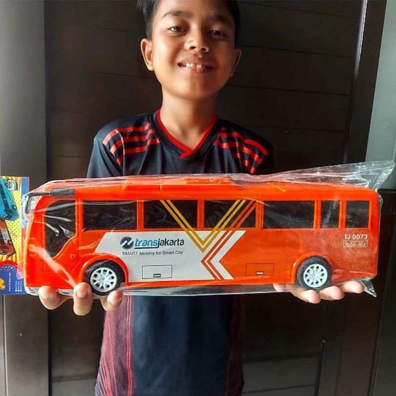 Transjakarta Bus Toys - Busway Car Attracts Educational Children ...