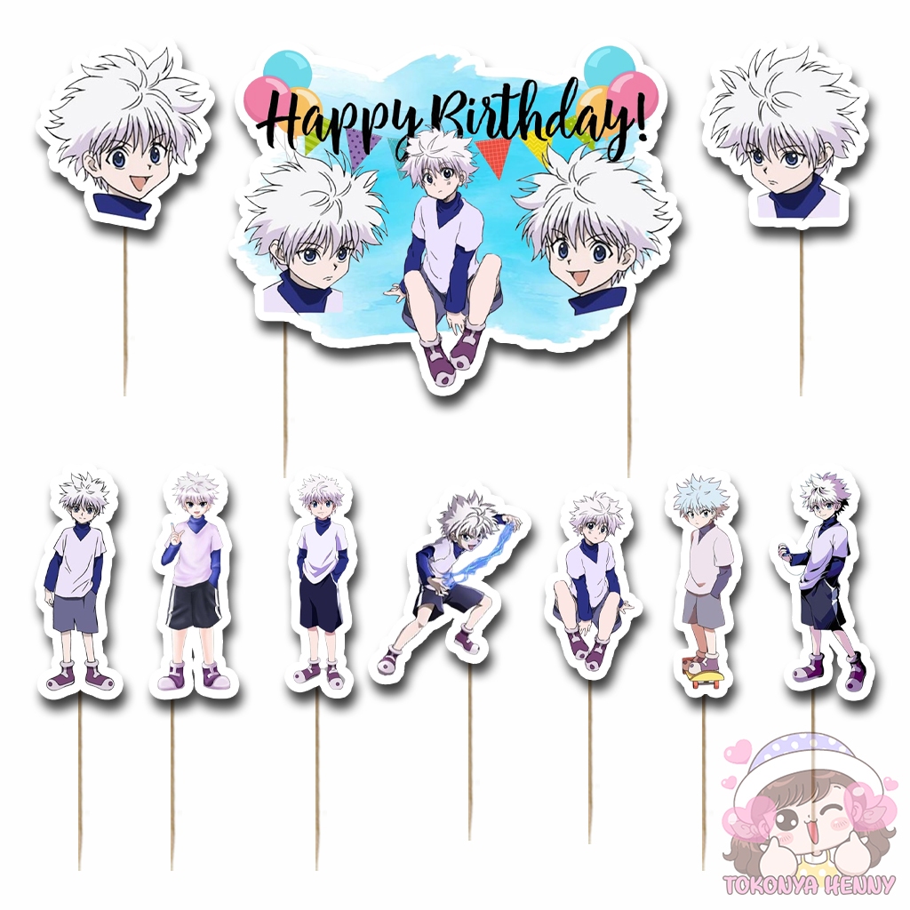 Killua HUNTER X HUNTER Character Birthday Cake Topper | Shopee Philippines