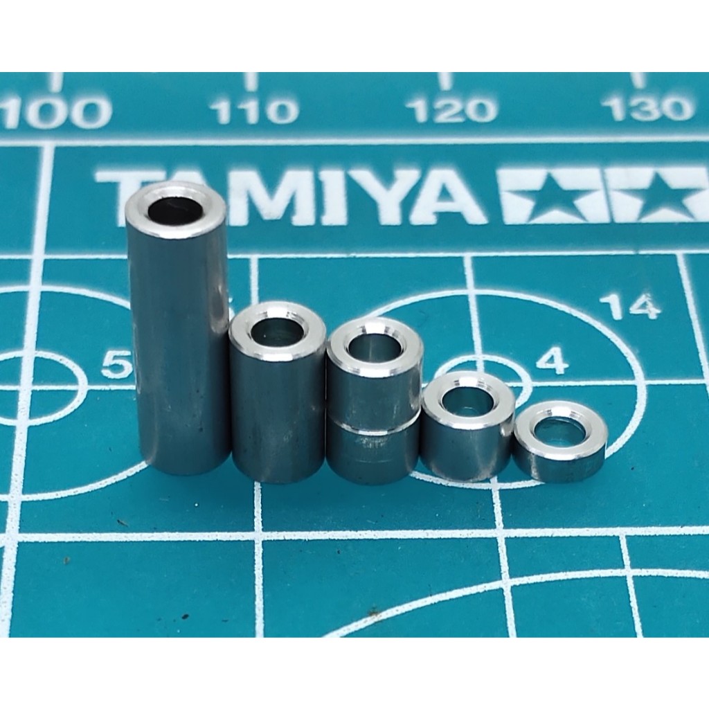 Tamiya Aluminum Spacer Set (12/6.7/6/3/1.5mm) Original | Shopee Philippines