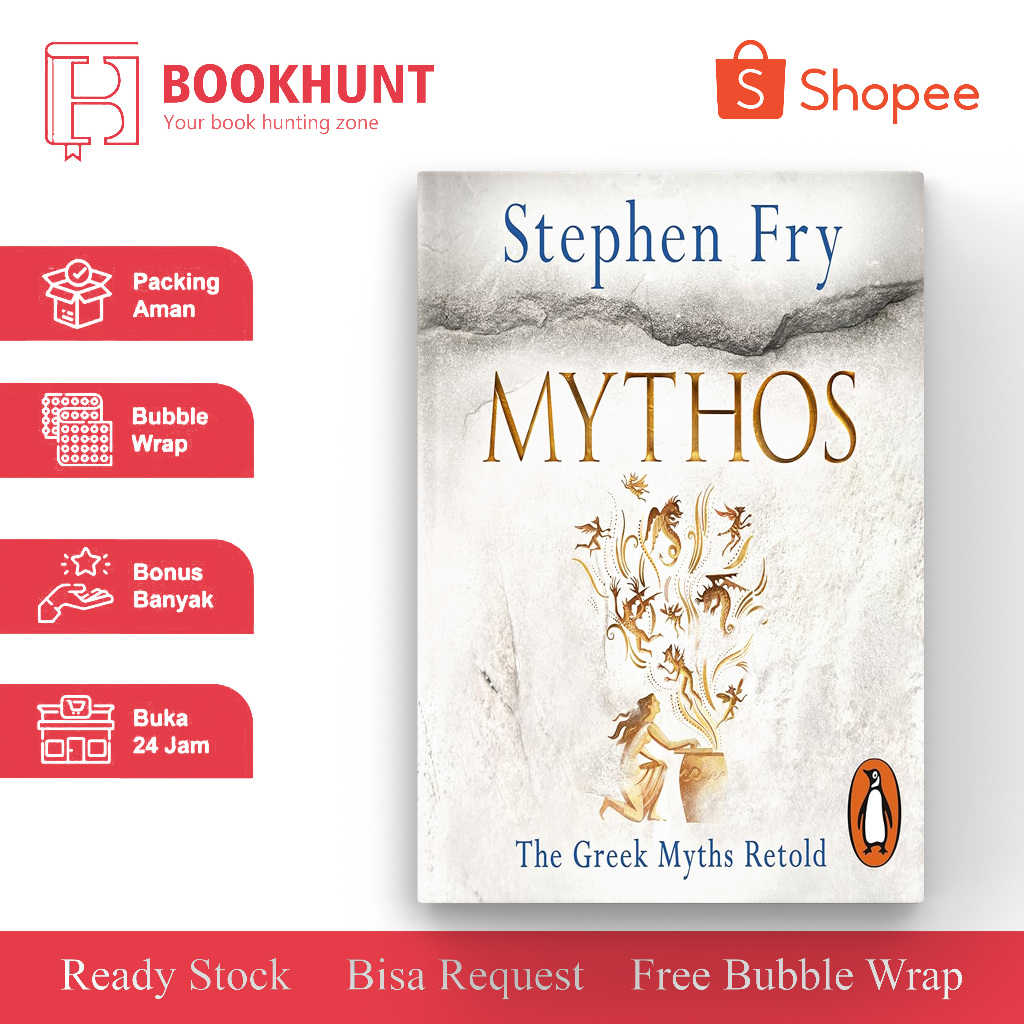 Mythos, The Greek Myths Retold by Stephen Fry (English) | Shopee ...