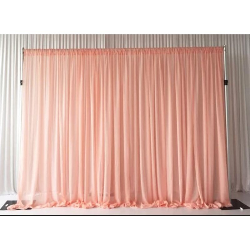 Plain Backdrop 100cm high, decorative filamin fabric background ...