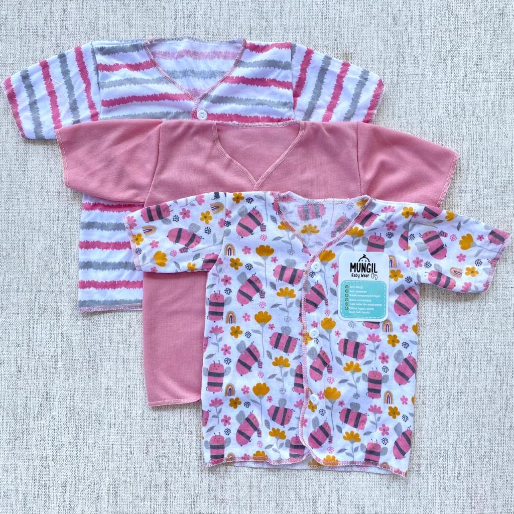 3 PCS NEWBORN Baby clothes short sleeve NEWBORN Tiny Baby Wear | Shopee ...