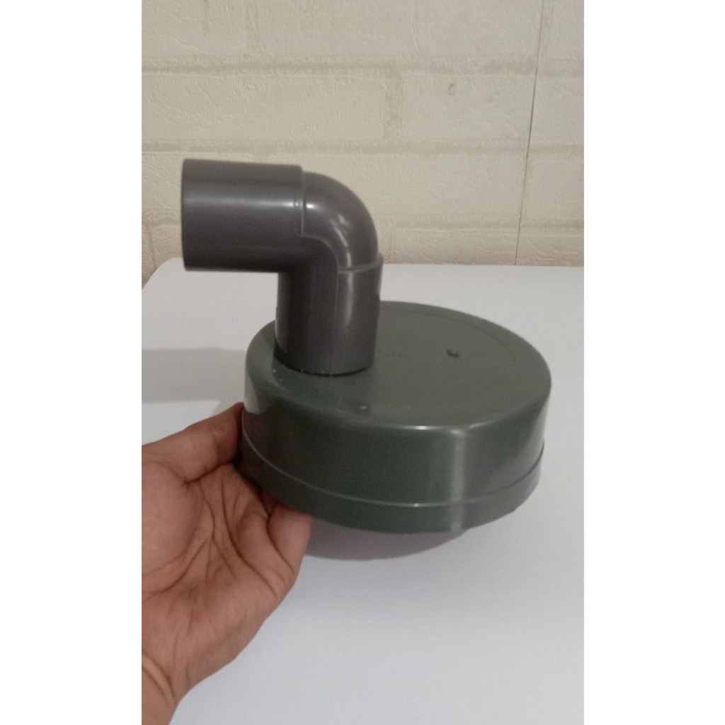 Dop Close the 4 Inch Hydroponic pipe Output Knee 1 Inch | Shopee ...