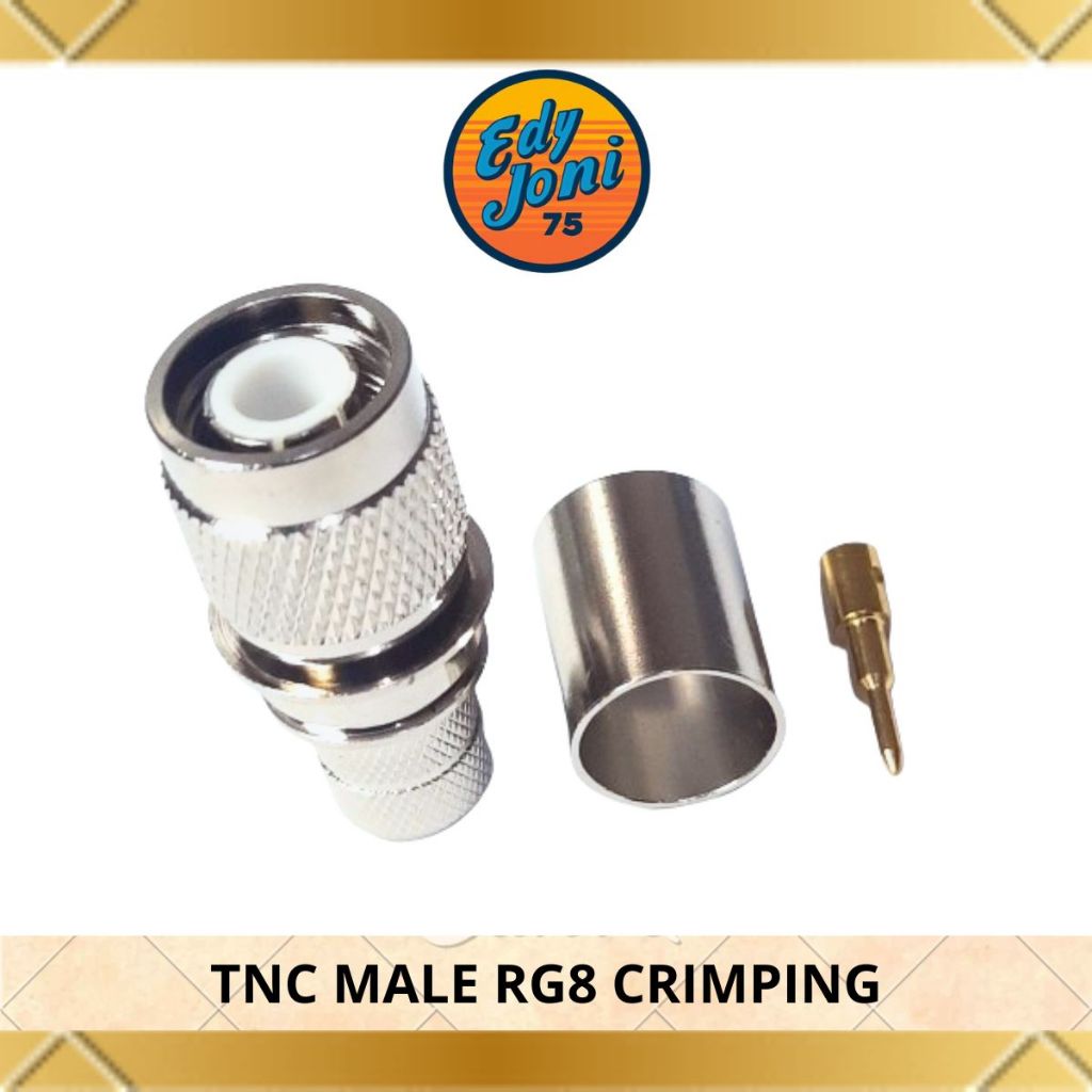 Tnc MALE CRIMPING ADAPTER Connector LMR400/CNT/400/Rg8 | Shopee Philippines