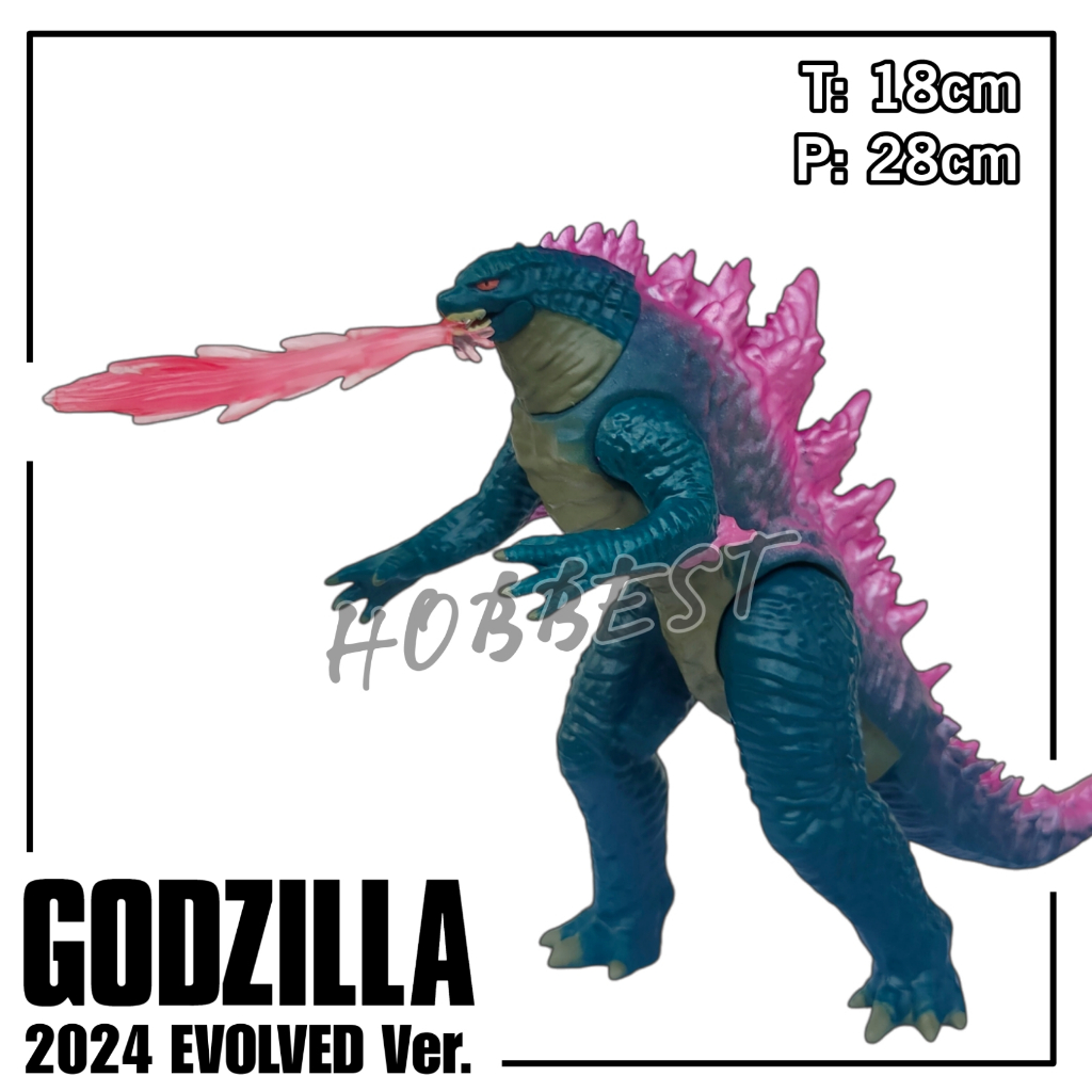 Godzilla 2024 EVOLVED Ver. Action Figure Monster Kaiju Miniature Toy