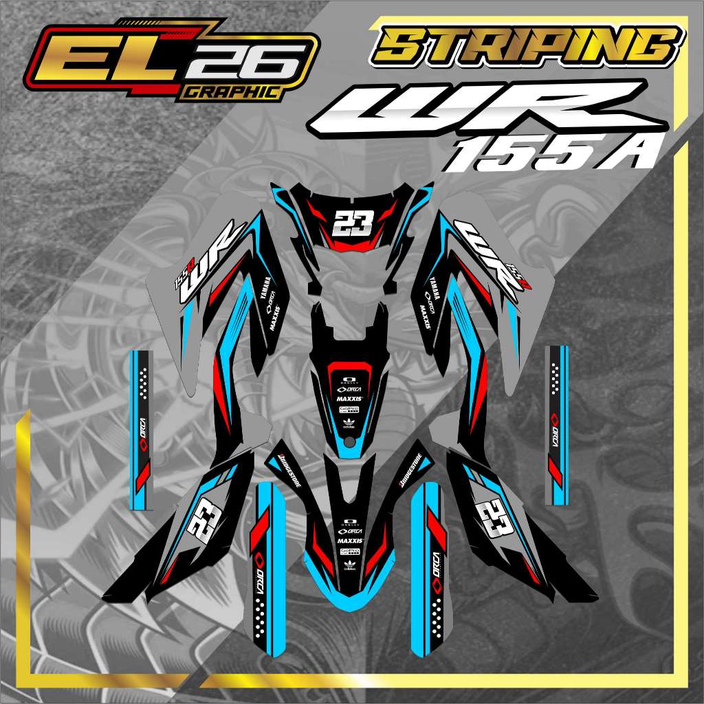 365 DECAL STICKER WR 155 - DECAL YAMAHA WR 155 RACING MOTIF | Shopee ...