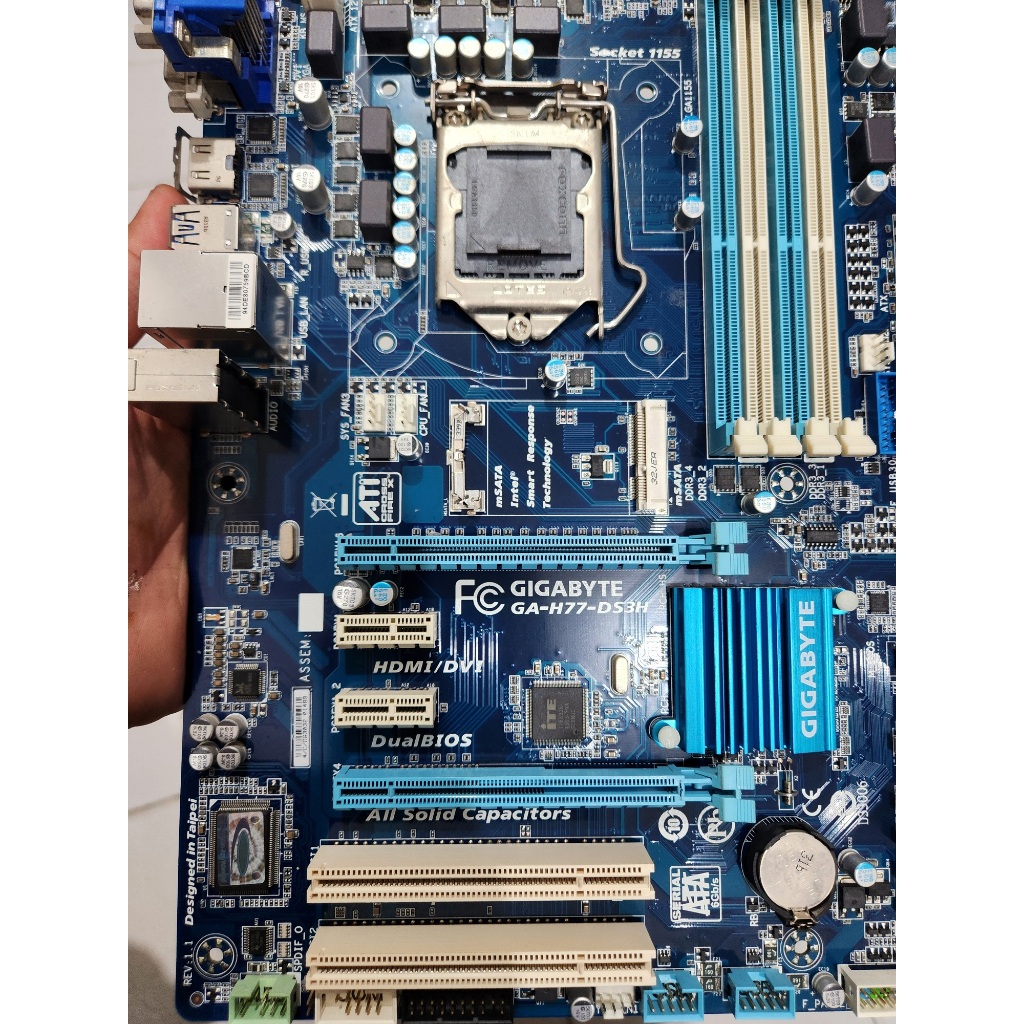 Gigabyte motherboard GA-H77-DS3H socket 1155, mobo ATX gigabyte socket ...