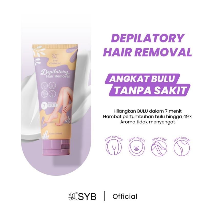 New SYB DEPILATORY HAIR REMOVAL 100ml [Featureless & Pore Reduction ...