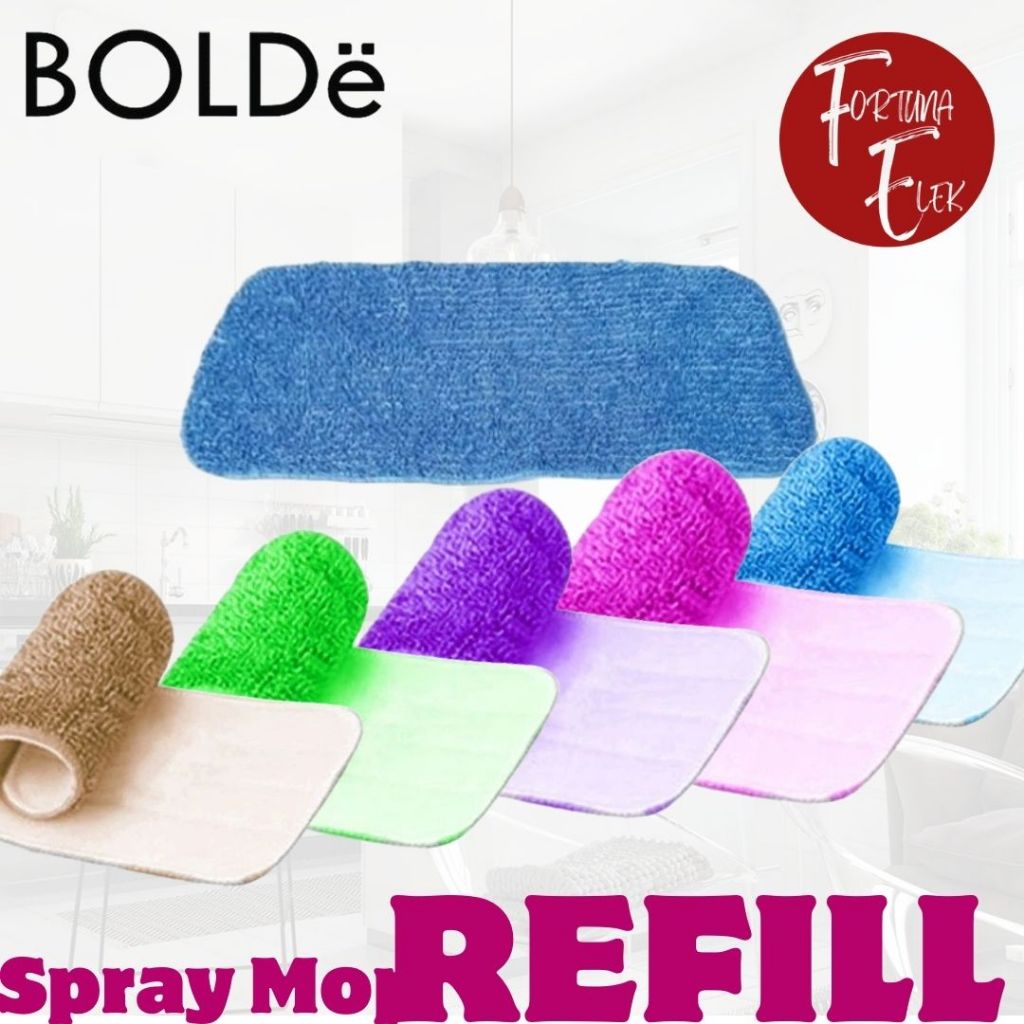 Bolde Refill Super Spray Mop All Microfiber Cloth Replacement Spray Mop ...
