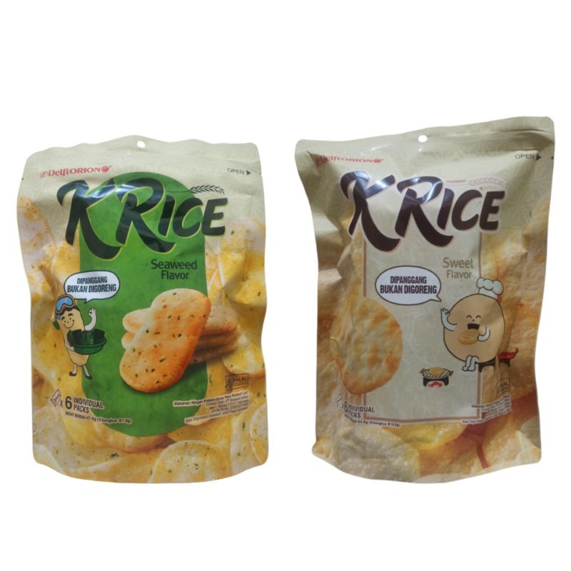 K'rice CRACKERS Snacks CONTAINS 6 pcs | Shopee Philippines