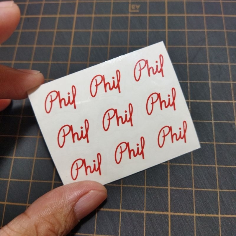 Cutting stickers, phil wood bicycle set vinyl sticker pack | Shopee ...