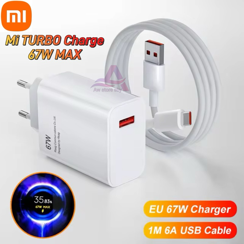 Xiaomi Type C TURBO Charge 67W Max Decimal Poco X3 X4 X5 F2 F3 F4