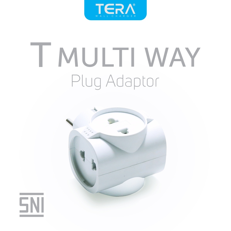 Tera Multi Way T Plug Adapter - 4 Ways Socket | Shopee Philippines