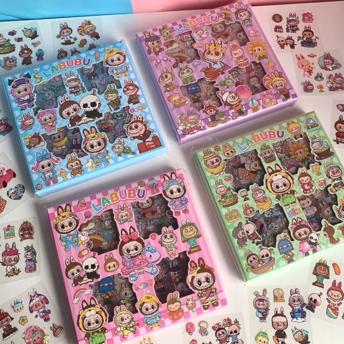 Labubu Stickers 1 Pax Contents 100 Cute WaterProof Stickers | Shopee ...