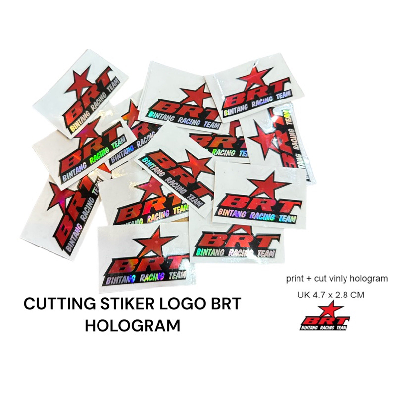 BRT LOGO HOLOGRAM CUTTING STICKER BRT STICKER/ | Shopee Philippines