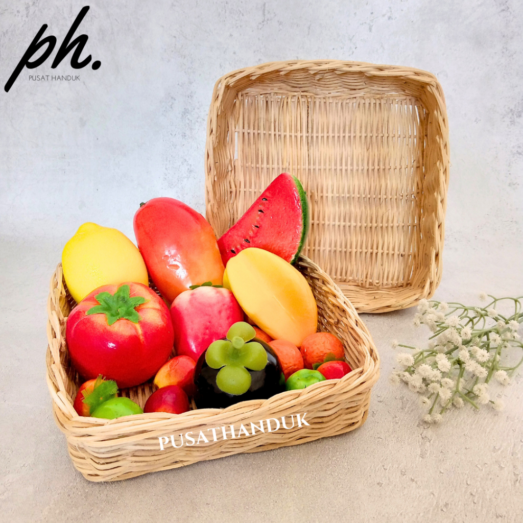 TK BASKET PARCEL HAMPERS RATTAN BOX MULTIPURPOSE CONTAINER, snack ...