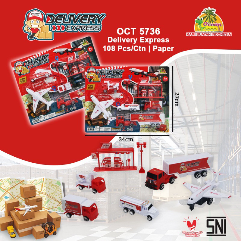 Delivery EXPRESS 5736/car Airplane TRUCK TRUCK/Toy | Shopee Philippines