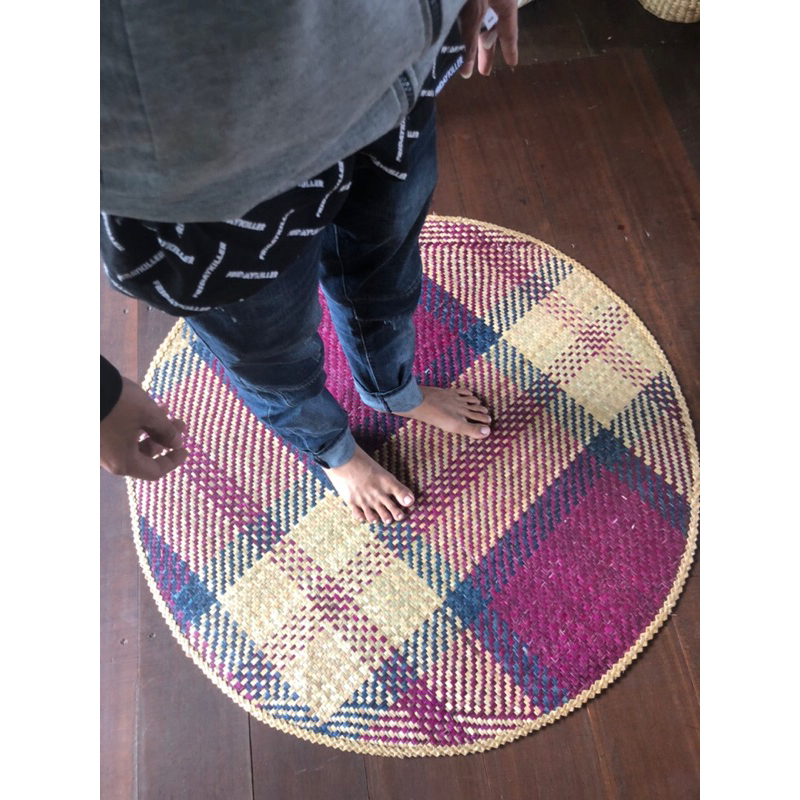 Rug/round purun Carpet 100 cm | Shopee Philippines