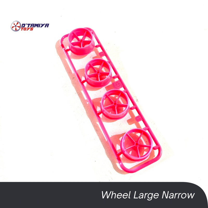 Tamiya Original 5 Spoke Wheel Large Narrow Pink Rims | Shopee Philippines