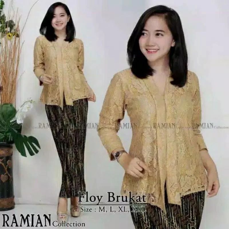 Jumbo BROKEN FLOY KEBAYA SET LD 125 / MODERN / RECENT / FOR EVENTS ...