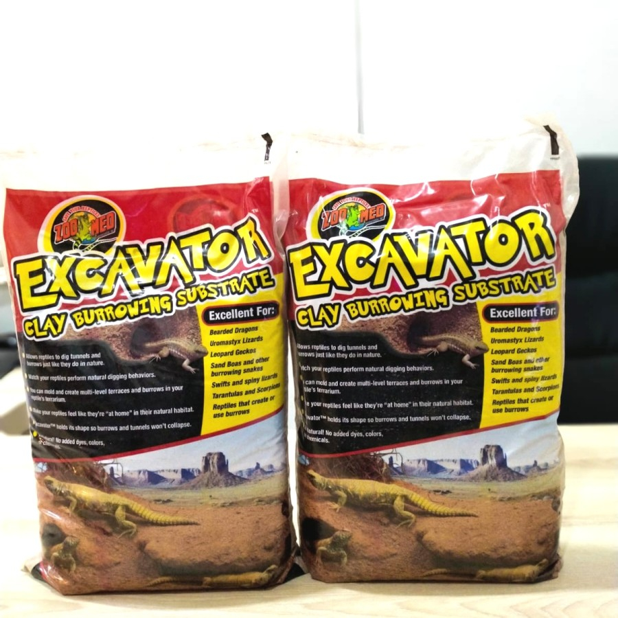 Zoomed Excavator Clay Burrowing Substrate Reptile Cage Pedestal BD