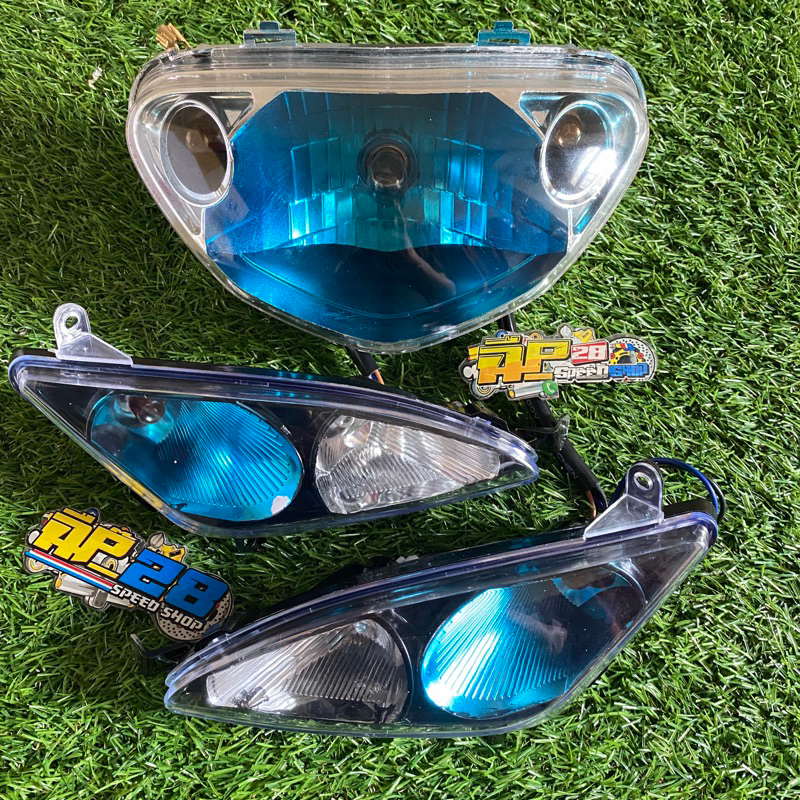 MATA Mio SPORTY Headlight And Turn Signal Reflector 1 Complete SET Of 2